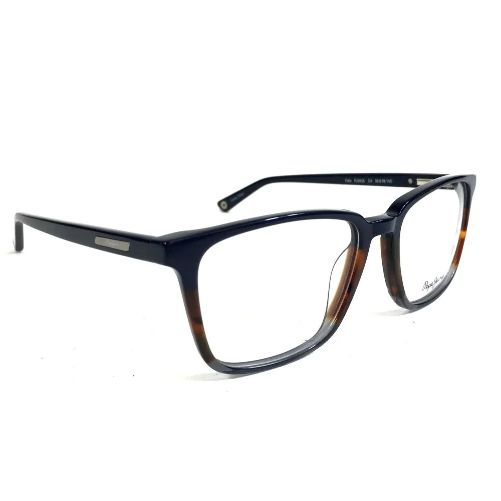 Pepe Jeans Eyeglasses Frames Felix PJ3435 C4 Brown Blue Gray Full Rim 56-18-145